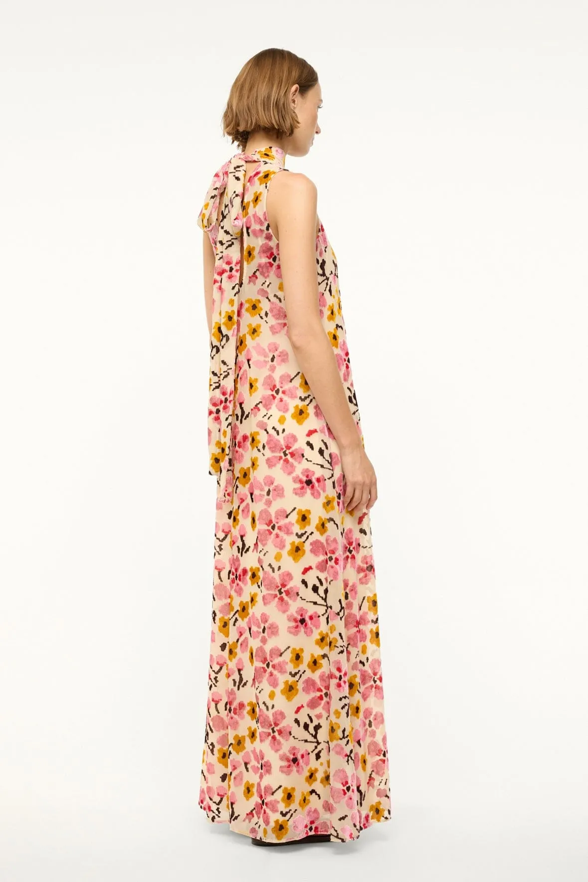 ALBEE DRESS | BLOSSOM FLORAL TAPESTRY sold by STAUD product image thumbnail 4