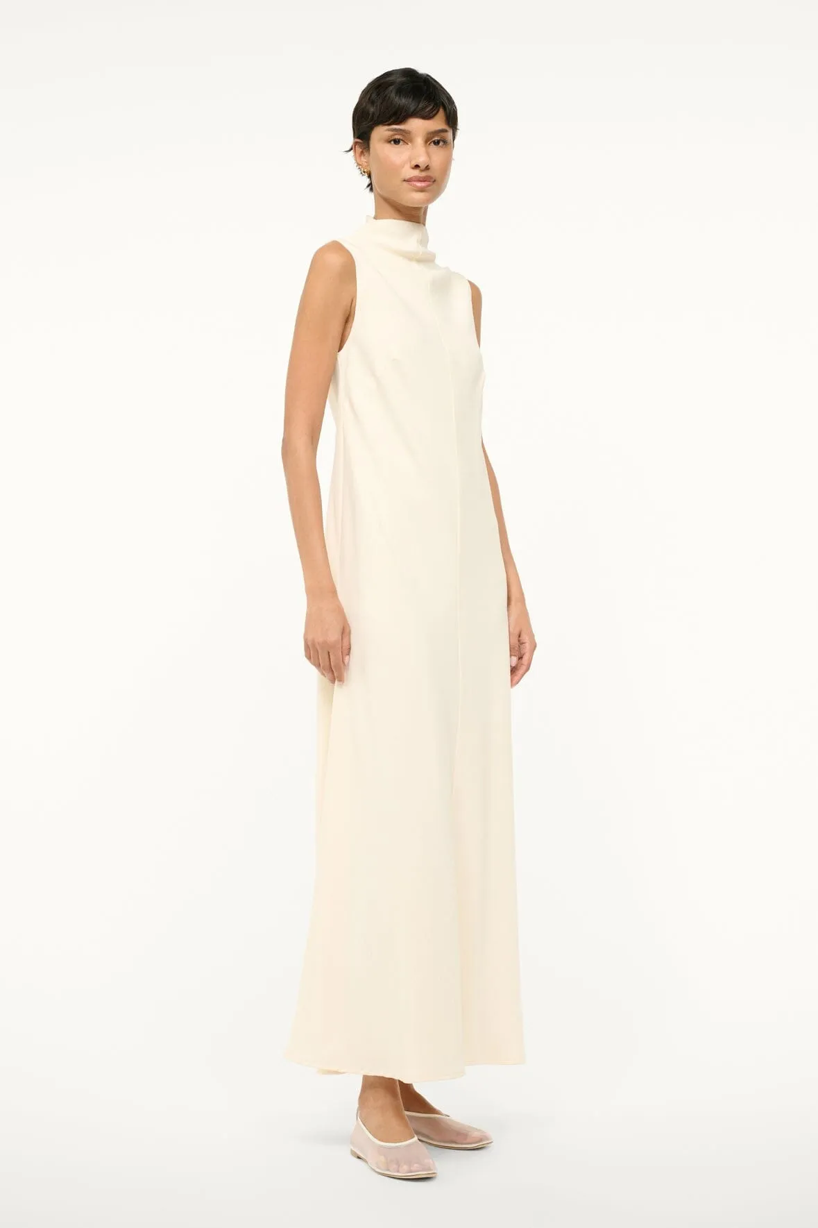 ARAYA DRESS | IVORY sold by STAUD product image thumbnail 2