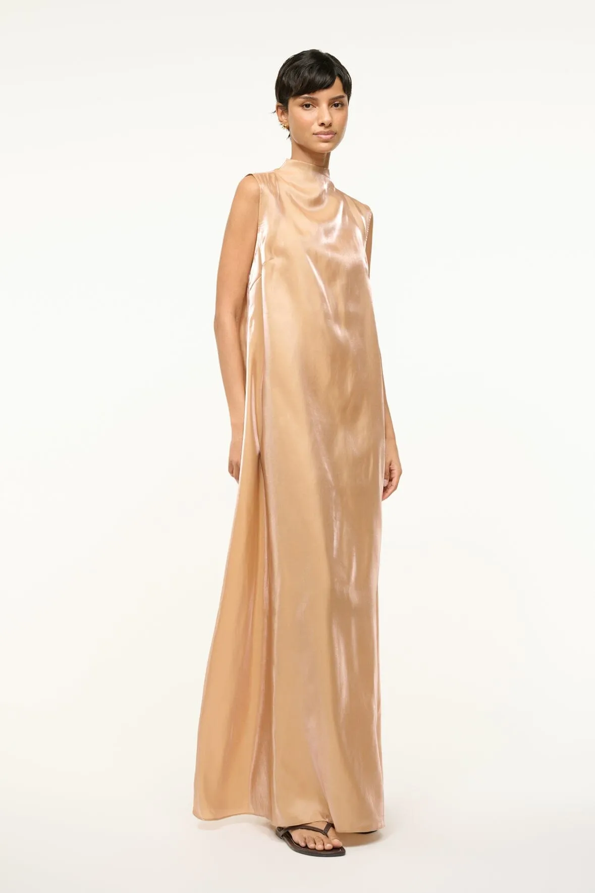ARAYA DRESS | ROSE GOLD sold by STAUD product image thumbnail 4