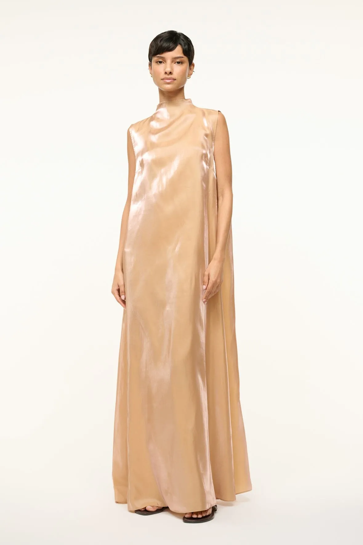 ARAYA DRESS | ROSE GOLD sold by STAUD product image thumbnail 3