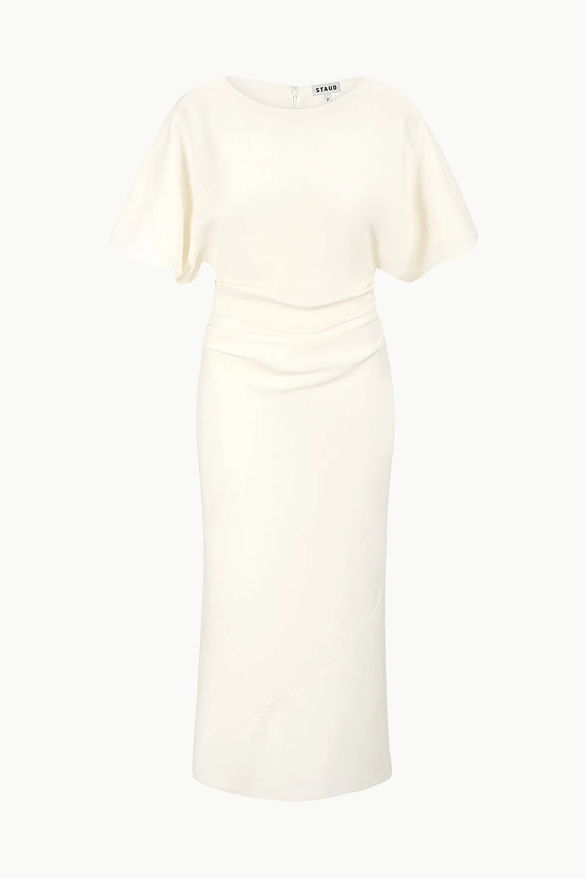 AMELIE MIDI DRESS | IVORY sold by STAUD product image thumbnail 5