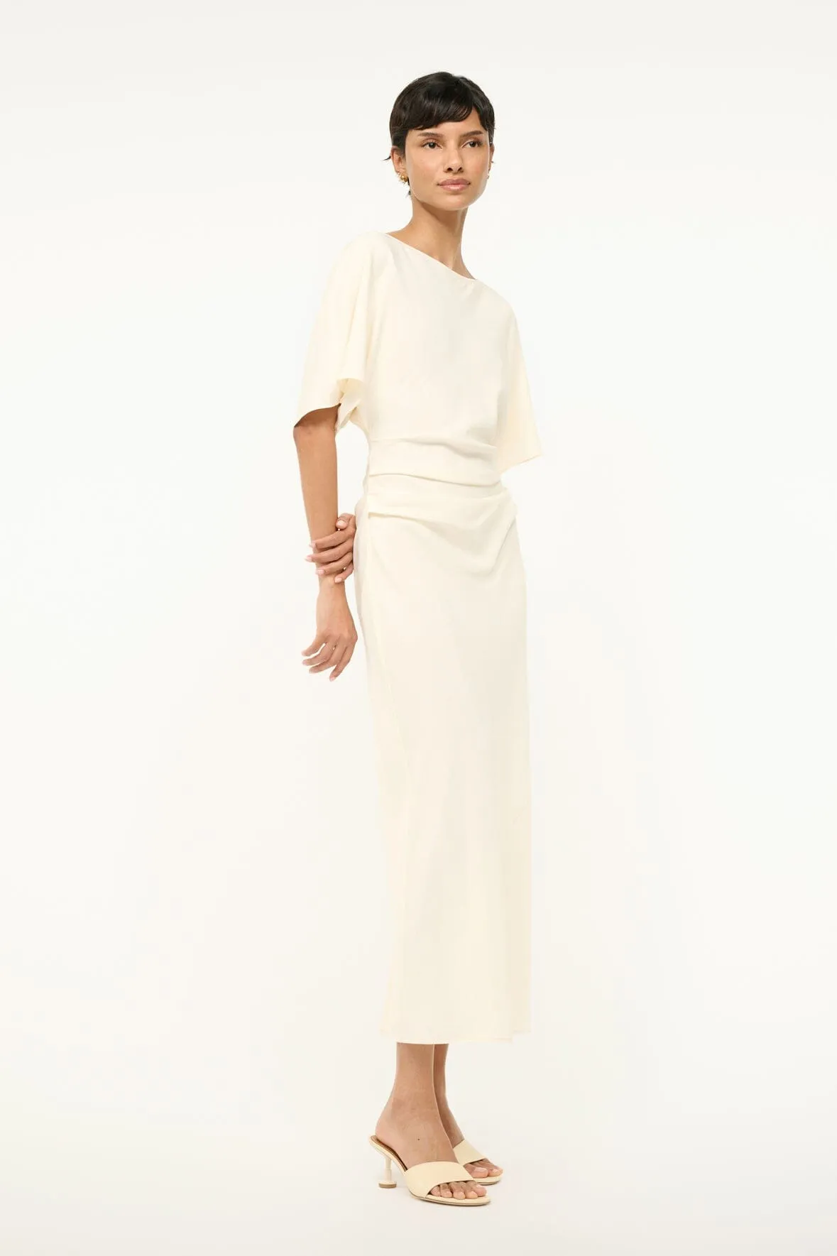 AMELIE MIDI DRESS | IVORY sold by STAUD product image thumbnail 2