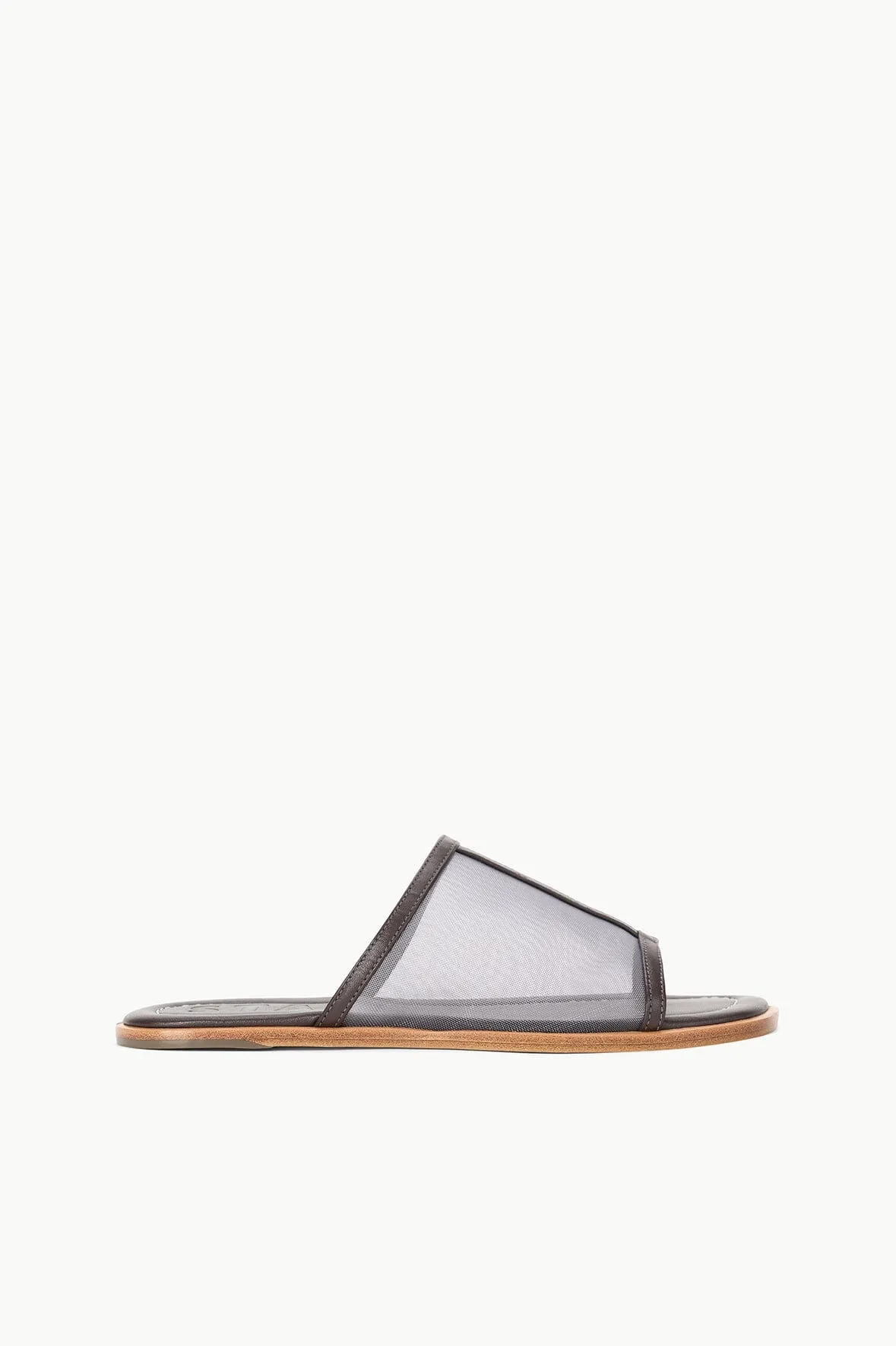 ALESSANDRA SANDAL | ESPRESSO MESH sold by STAUD