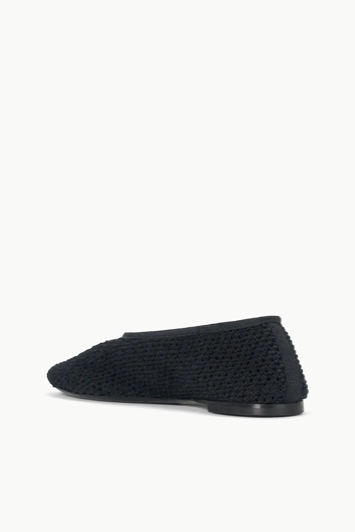 ALBA BALLET FLAT | BLACK CROCHET sold by STAUD product image thumbnail 5