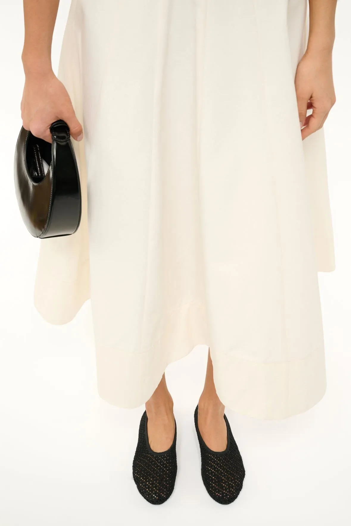 ALBA BALLET FLAT | BLACK CROCHET sold by STAUD product image thumbnail 4