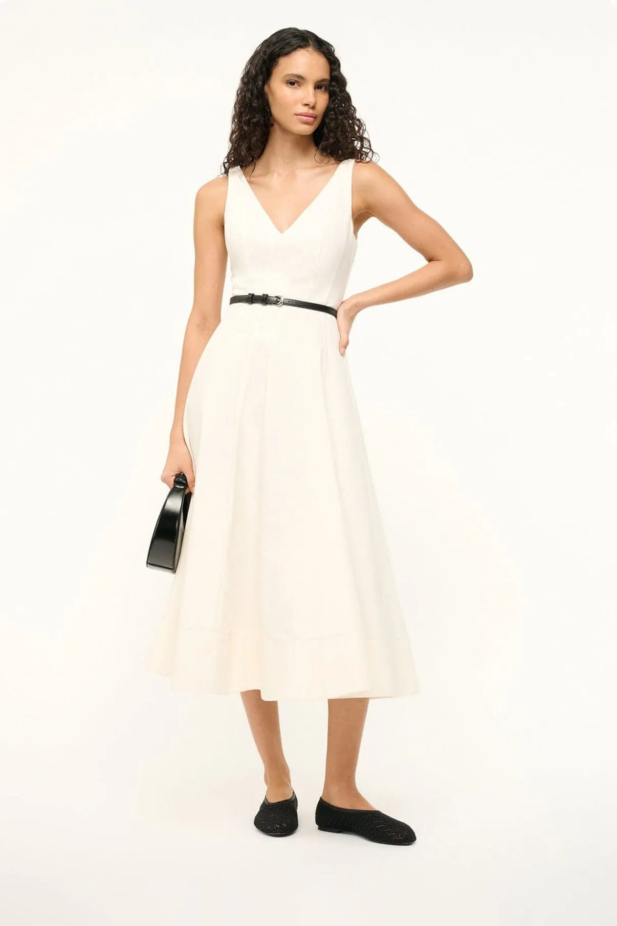 ALBA BALLET FLAT | BLACK CROCHET sold by STAUD product image thumbnail 2