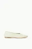 ALBA BALLET FLAT | PALE JADE sold by STAUD