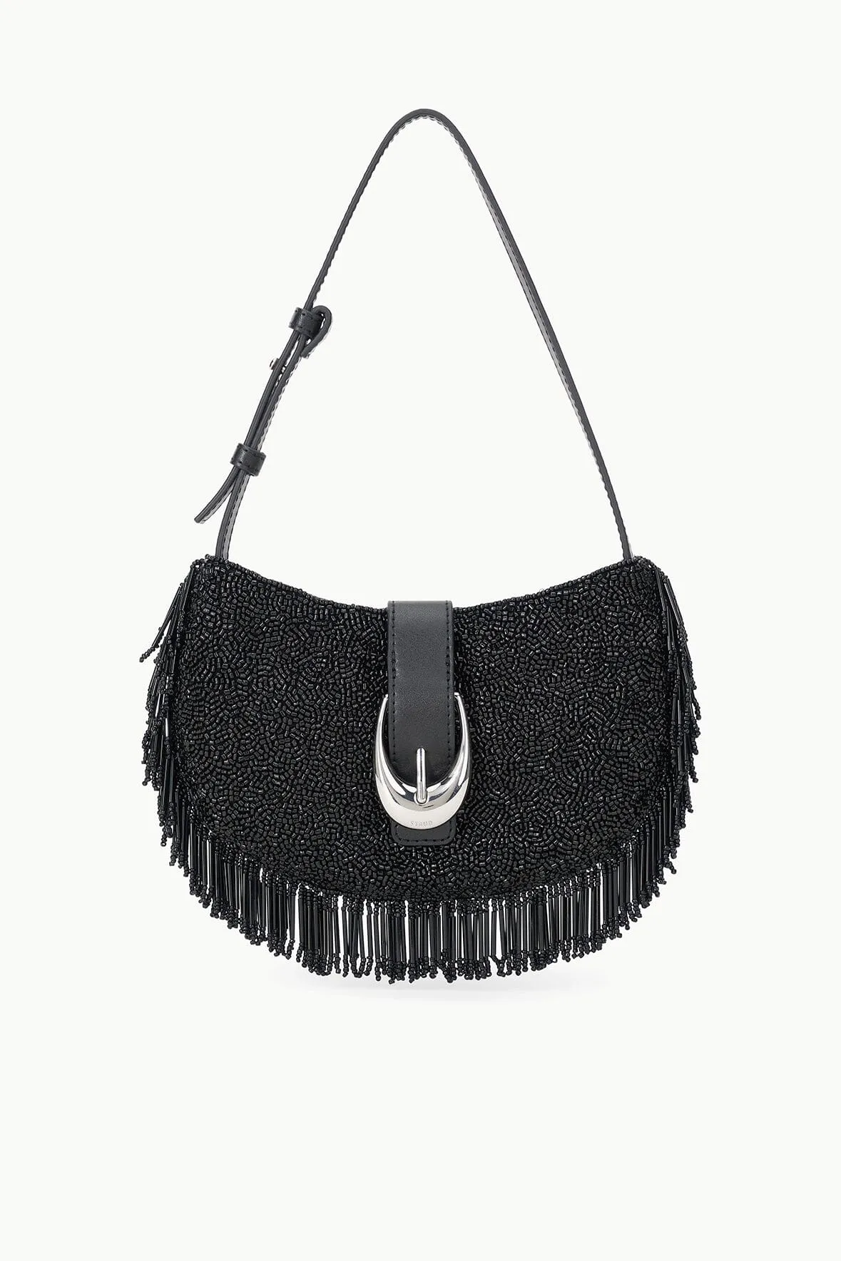 ALANA BAG | BLACK FRINGE sold by STAUD