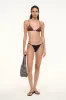 ALEXIS BIKINI TOP | DARK CHOCOLATE sold by STAUD