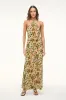 CUBISM DRESS | MOSS FLORAL TAPESTRY sold by STAUD