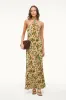 CUBISM DRESS | MOSS FLORAL TAPESTRY sold by STAUD