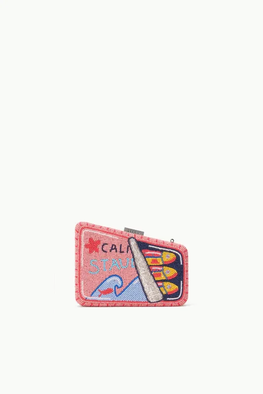 CARMELLA BEADED CLUTCH | STAUDINES PINK sold by STAUD