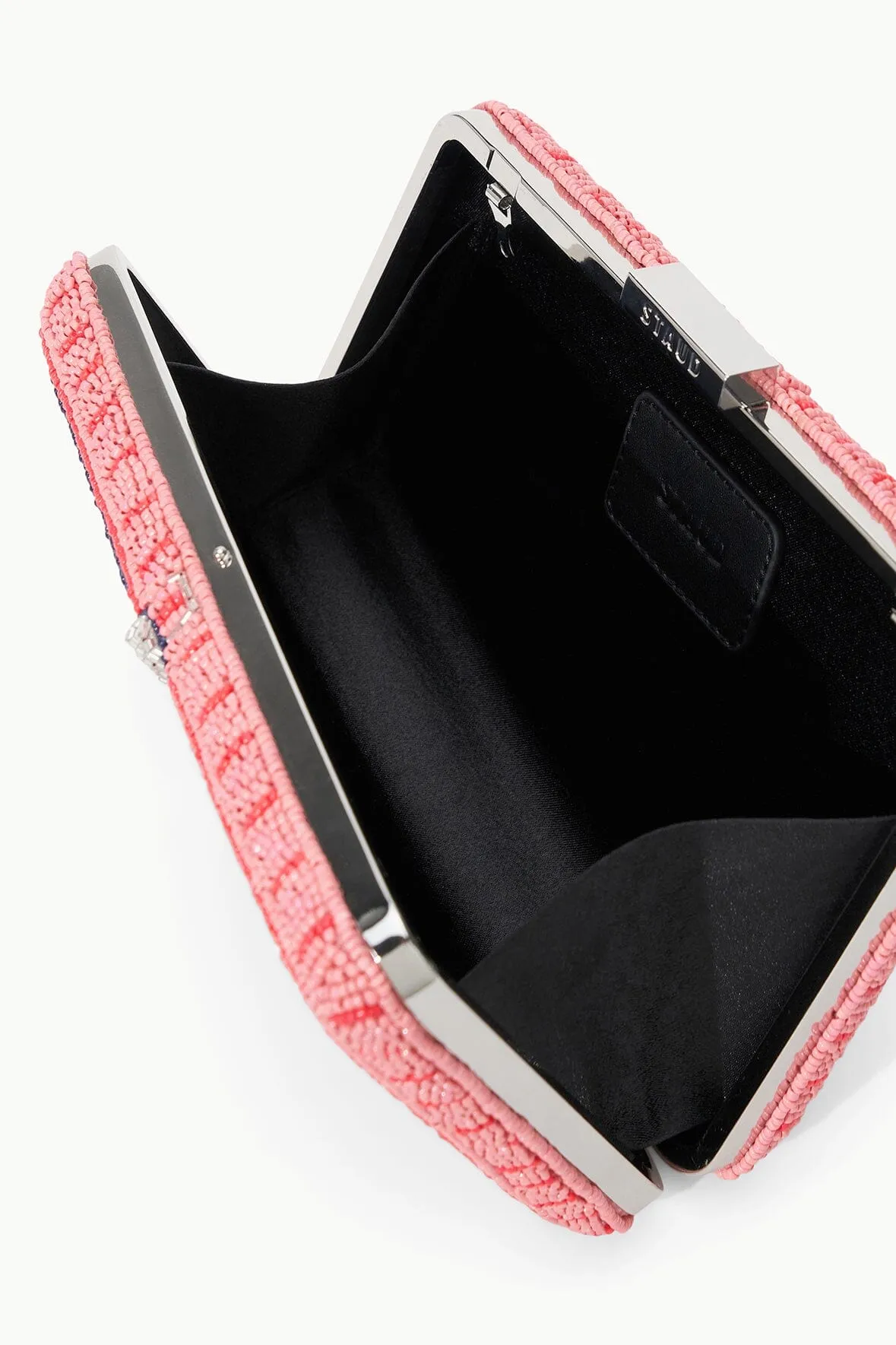 CARMELLA BEADED CLUTCH | STAUDINES PINK sold by STAUD product image thumbnail 5
