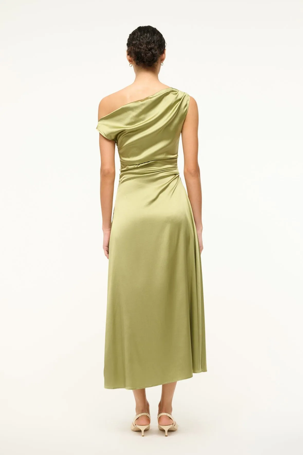 PHARE SILK DRESS | MOSS sold by STAUD product image thumbnail 5