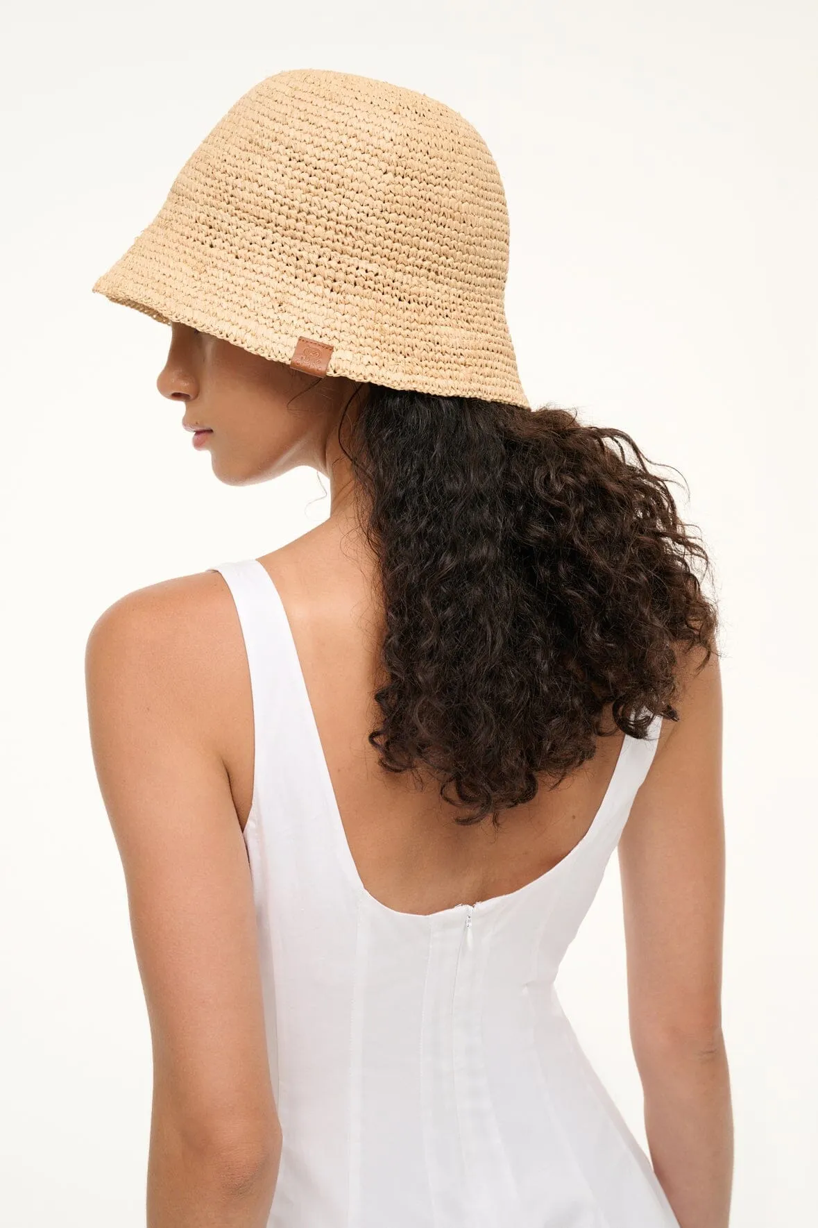 ST. REGIS MEYERS CROCHET HAT | NATURAL TAN sold by STAUD product image thumbnail 3