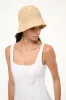 ST. REGIS MEYERS CROCHET HAT | NATURAL TAN sold by STAUD