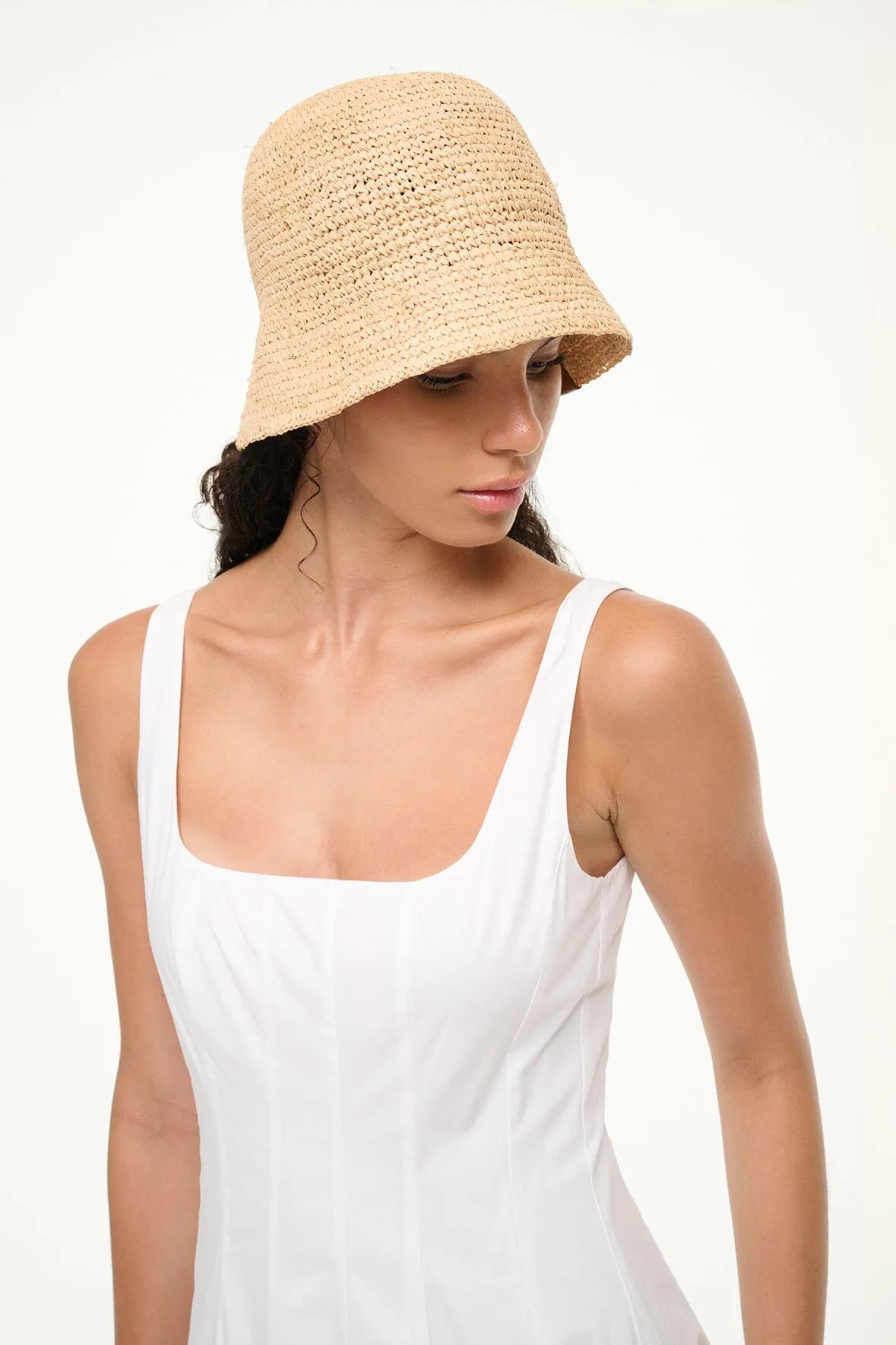 ST. REGIS MEYERS CROCHET HAT | NATURAL TAN sold by STAUD product image thumbnail 5