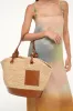 ST. REGIS SQUILLO RAFFIA TOTE | NATURAL TAN sold by STAUD