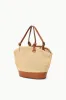 ST. REGIS SQUILLO RAFFIA TOTE | NATURAL TAN sold by STAUD