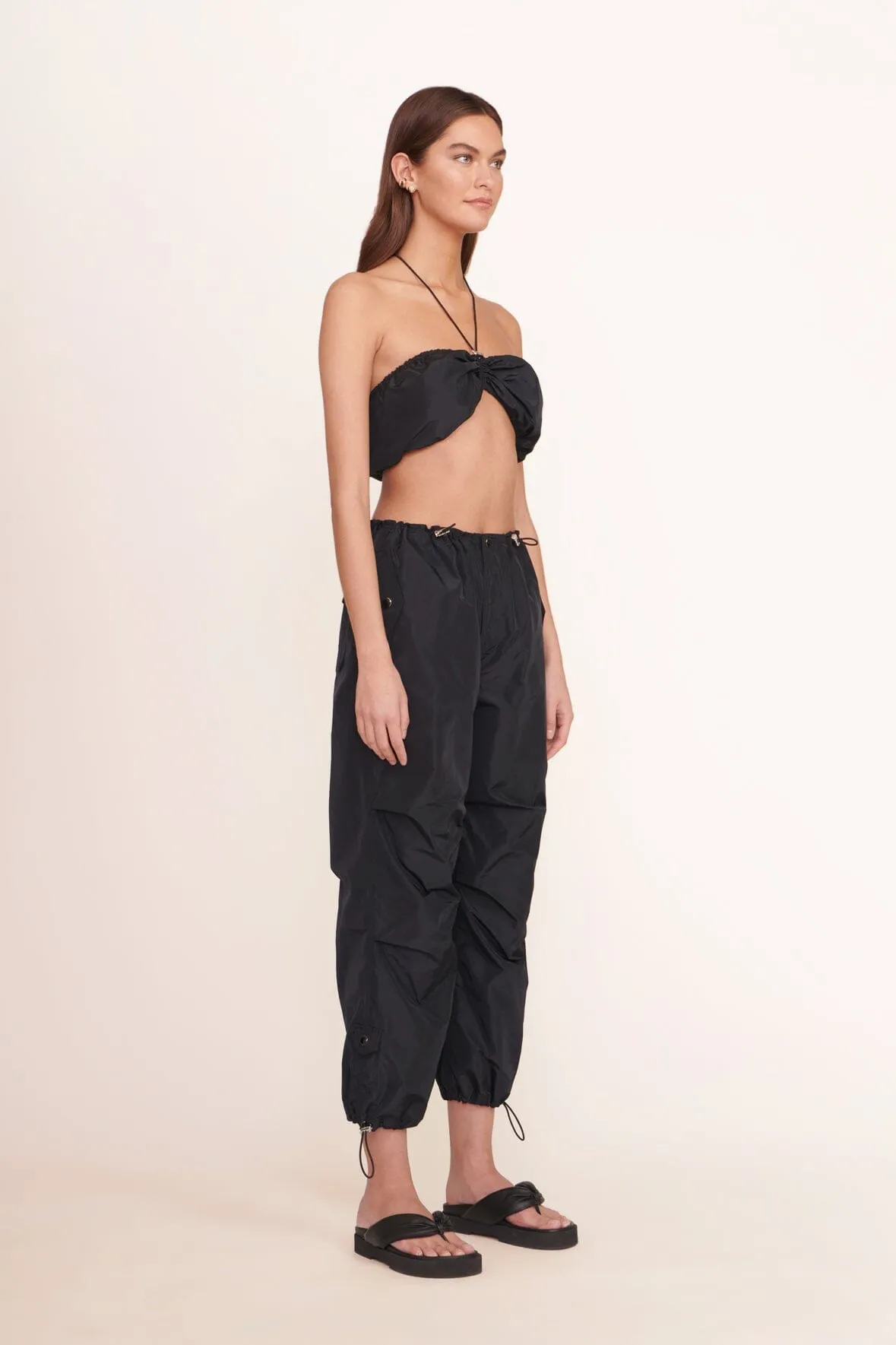 BRYSON PANT | BLACK sold by STAUD product image thumbnail 2