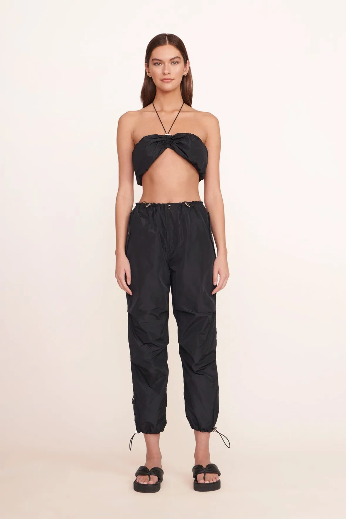 BRYSON PANT | BLACK sold by STAUD