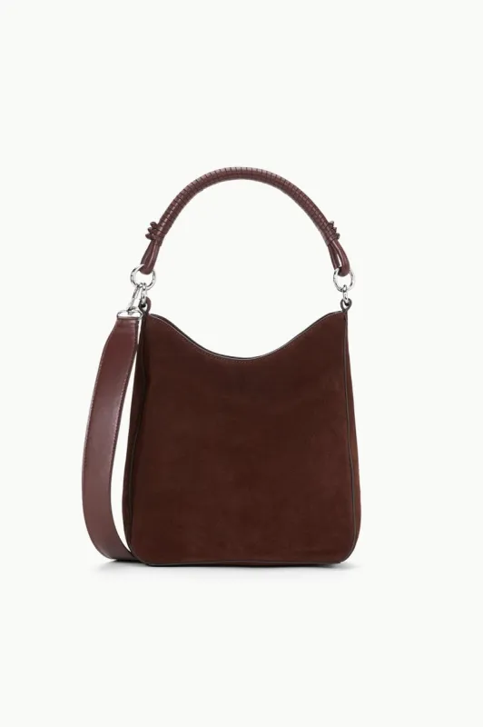 MEL BAG | MAHOGANY SUEDE sold by STAUD