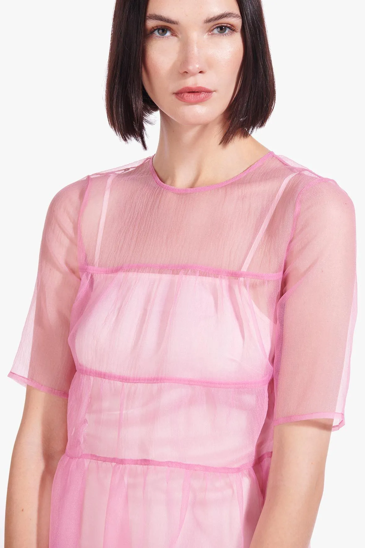 HYACINTH DRESS | SHELL PINK sold by STAUD product image thumbnail 5