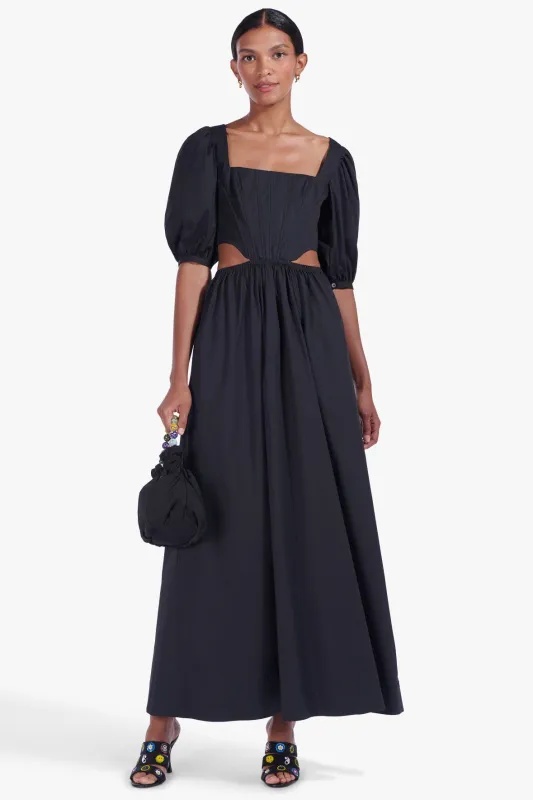 ASTRO DRESS | BLACK sold by STAUD
