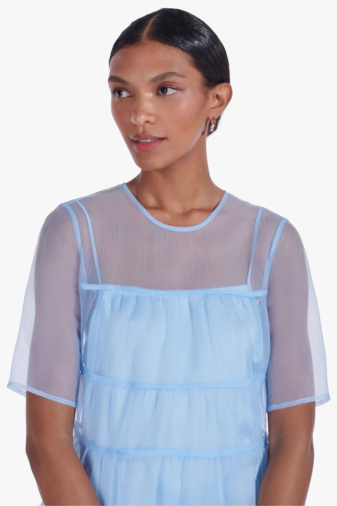HYACINTH DRESS | FRENCH BLUE sold by STAUD product image thumbnail 2