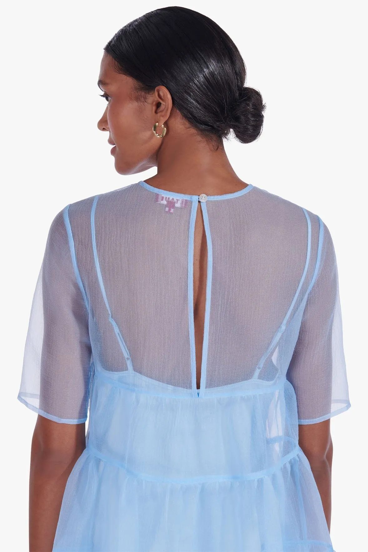 HYACINTH DRESS | FRENCH BLUE sold by STAUD product image thumbnail 5