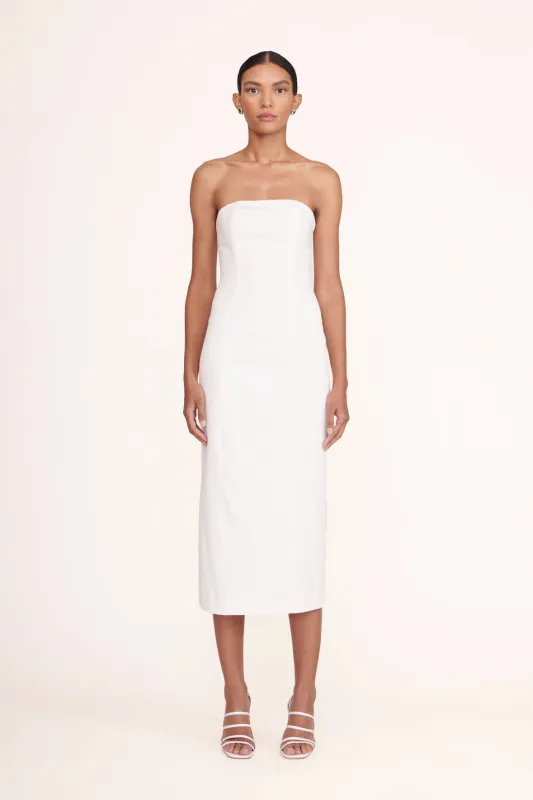 DANIELA DRESS | WHITE made by STAUD
