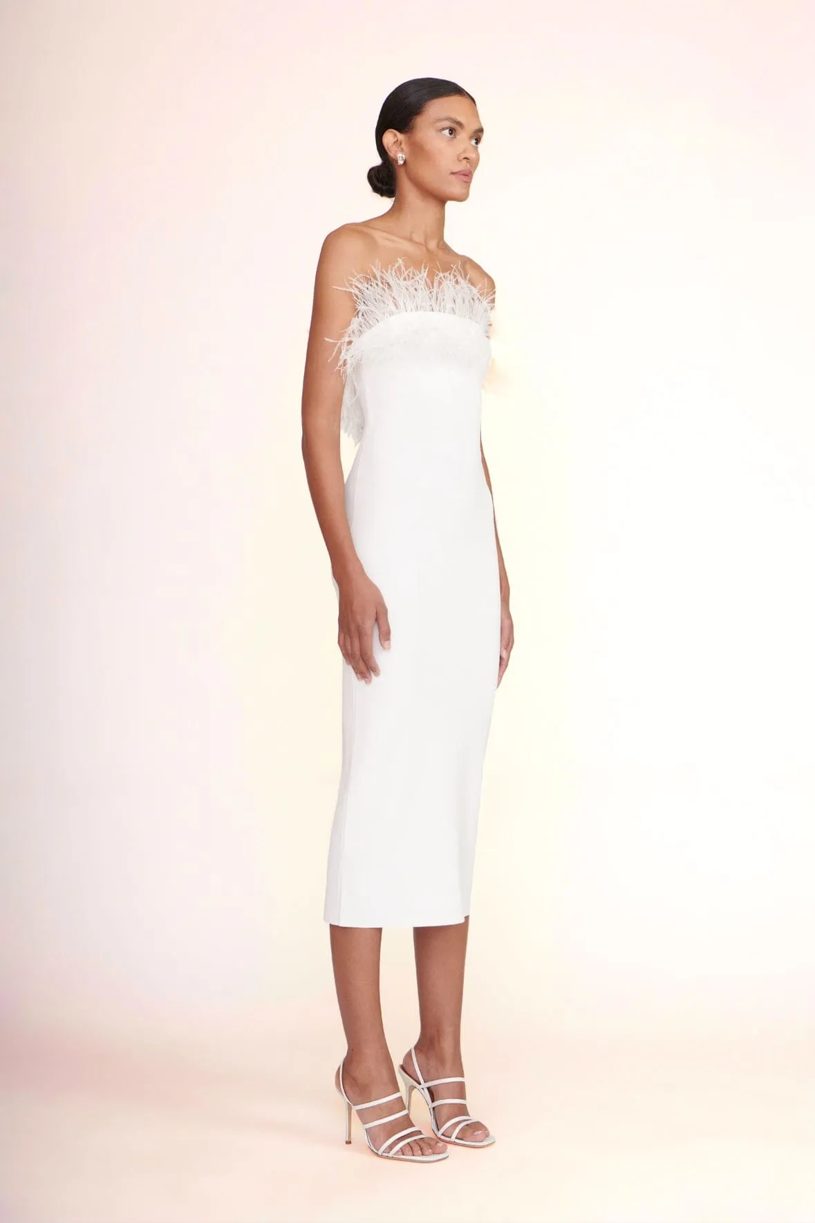 NELLIE DRESS | WHITE sold by STAUD product image thumbnail 2