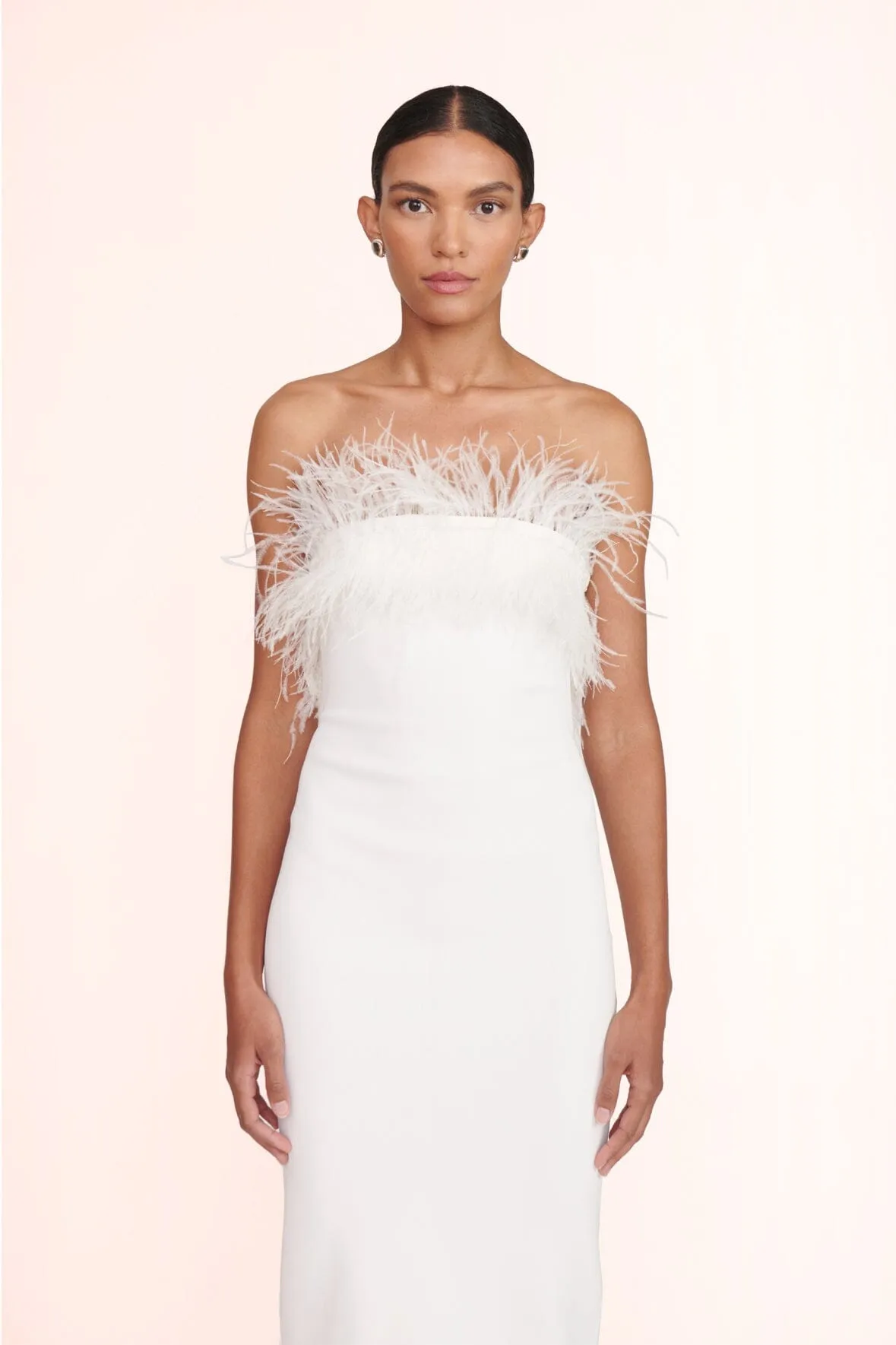 NELLIE DRESS | WHITE sold by STAUD product image thumbnail 4