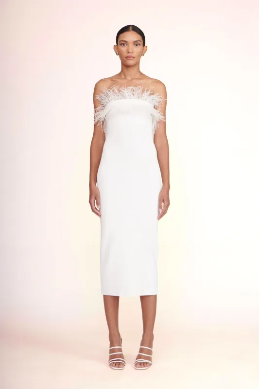NELLIE DRESS | WHITE made by STAUD