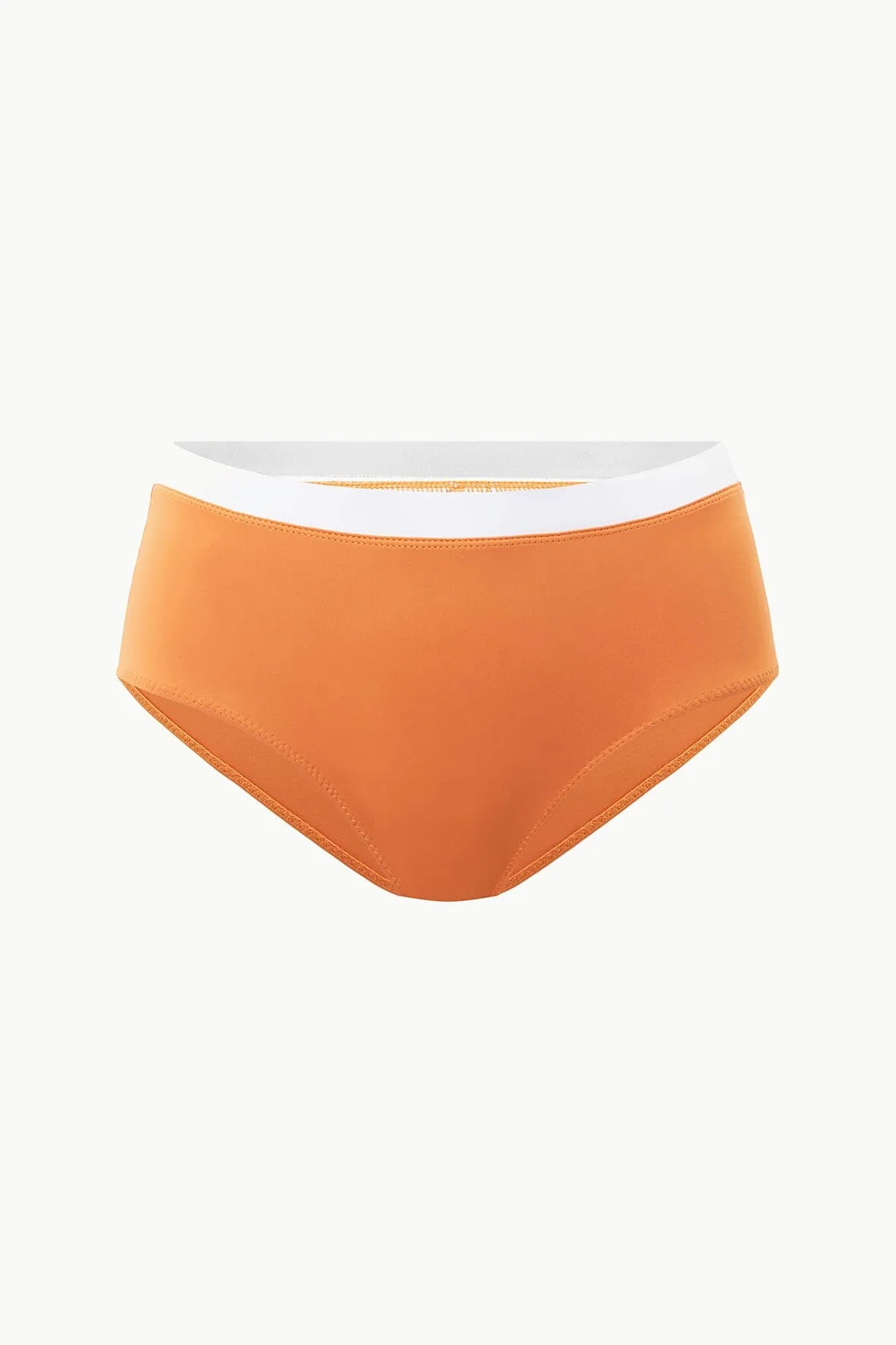 DEVON HIGH RISE BIKINI BOTTOM | NECTARINE WHITE sold by STAUD product image thumbnail 5