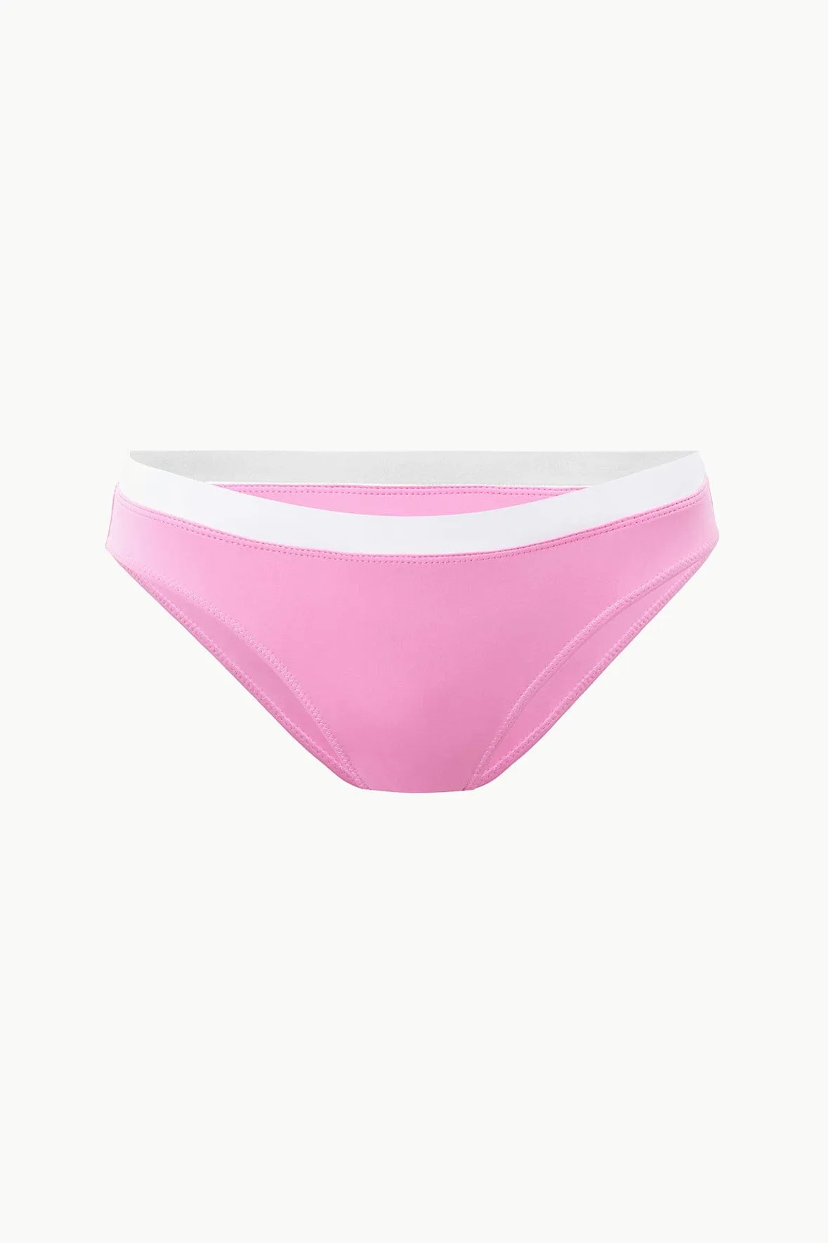 GEMMA BIKINI BOTTOM | CORAL PINK WHITE sold by STAUD product image thumbnail 5