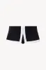 PENNY SWIM SKIRT | BLACK WHITE sold by STAUD
