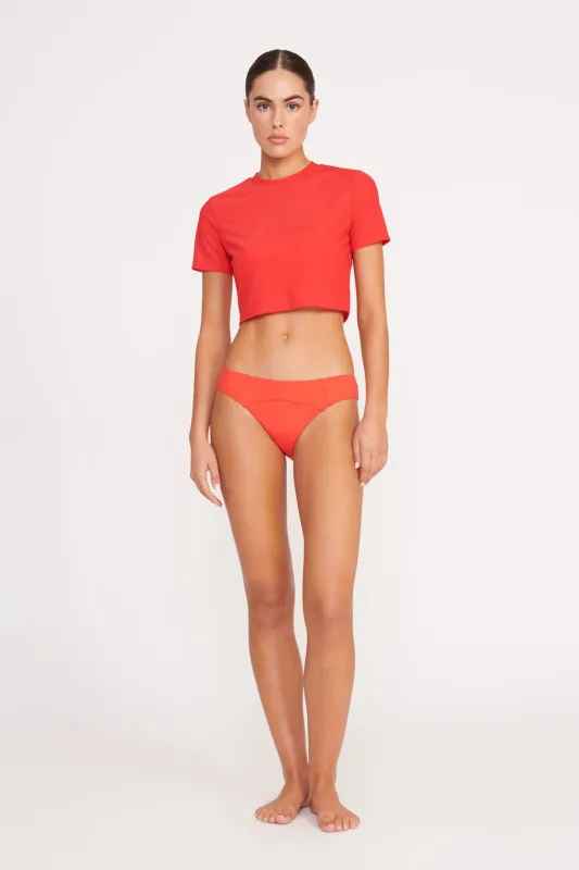 FERNANDA TOP | RED ROSE sold by STAUD