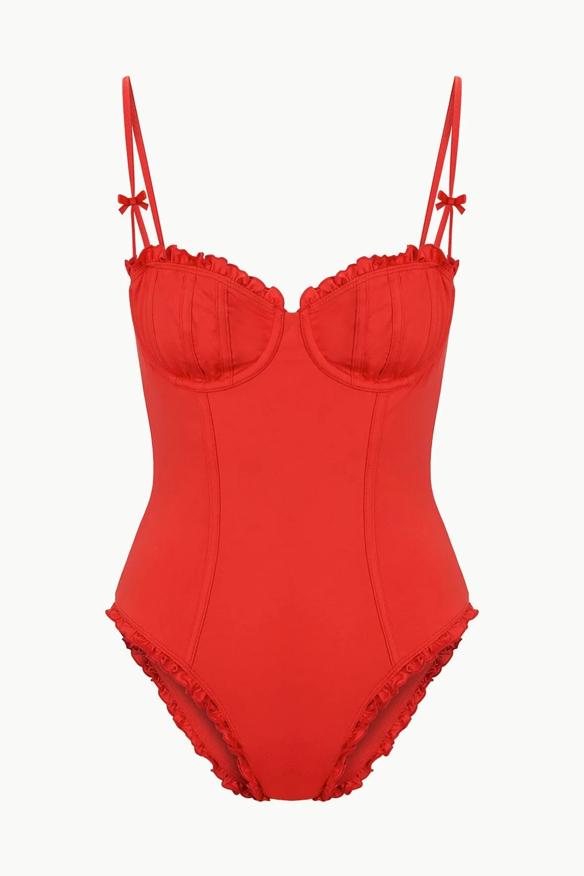 GOSSAMER ONE PIECE | RED ROSE sold by STAUD product image thumbnail 4