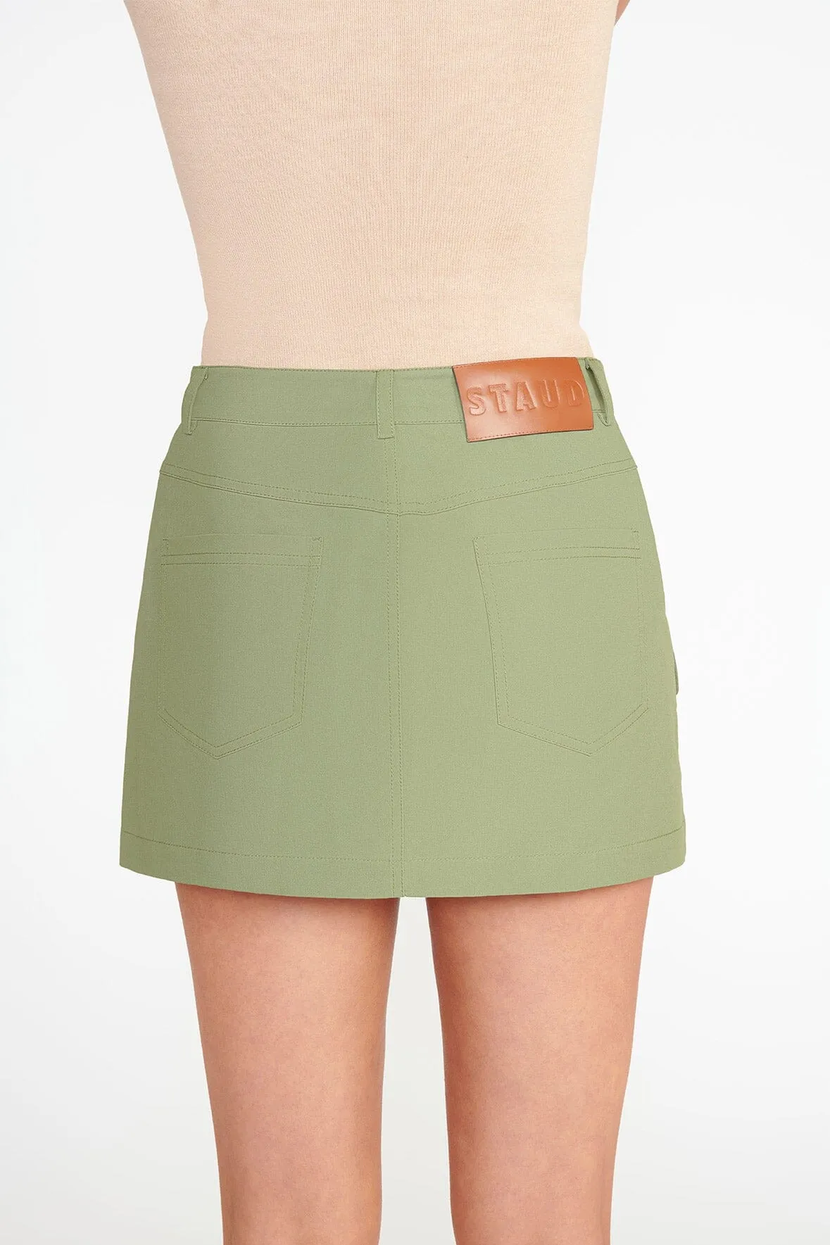 SAN CARLOS SKIRT | MOSS sold by STAUD product image thumbnail 4