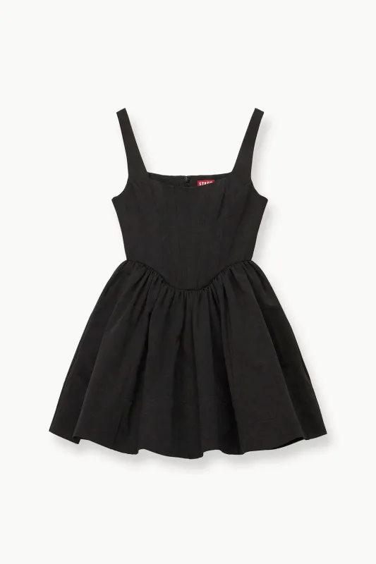 LANDSCAPE DRESS | BLACK made by STAUD