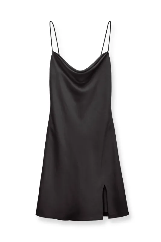 MINI BELLAMY DRESS | BLACK sold by STAUD