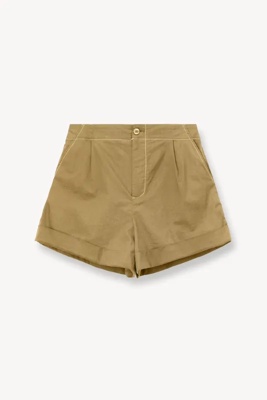 ZOEY SHORT | KHAKI sold by STAUD
