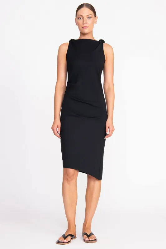 KYAL DRESS | BLACK sold by STAUD