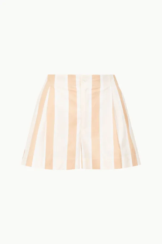 ZOEY SHORT | SAND STRIPE sold by STAUD
