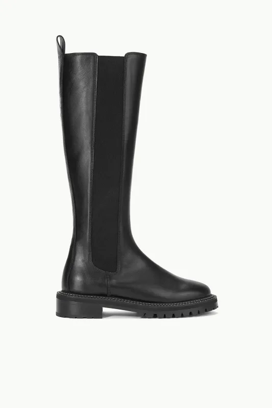 DUTCH TALL BOOT | BLACK sold by STAUD