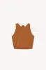 ARYA TOP | TAN WHITE sold by STAUD