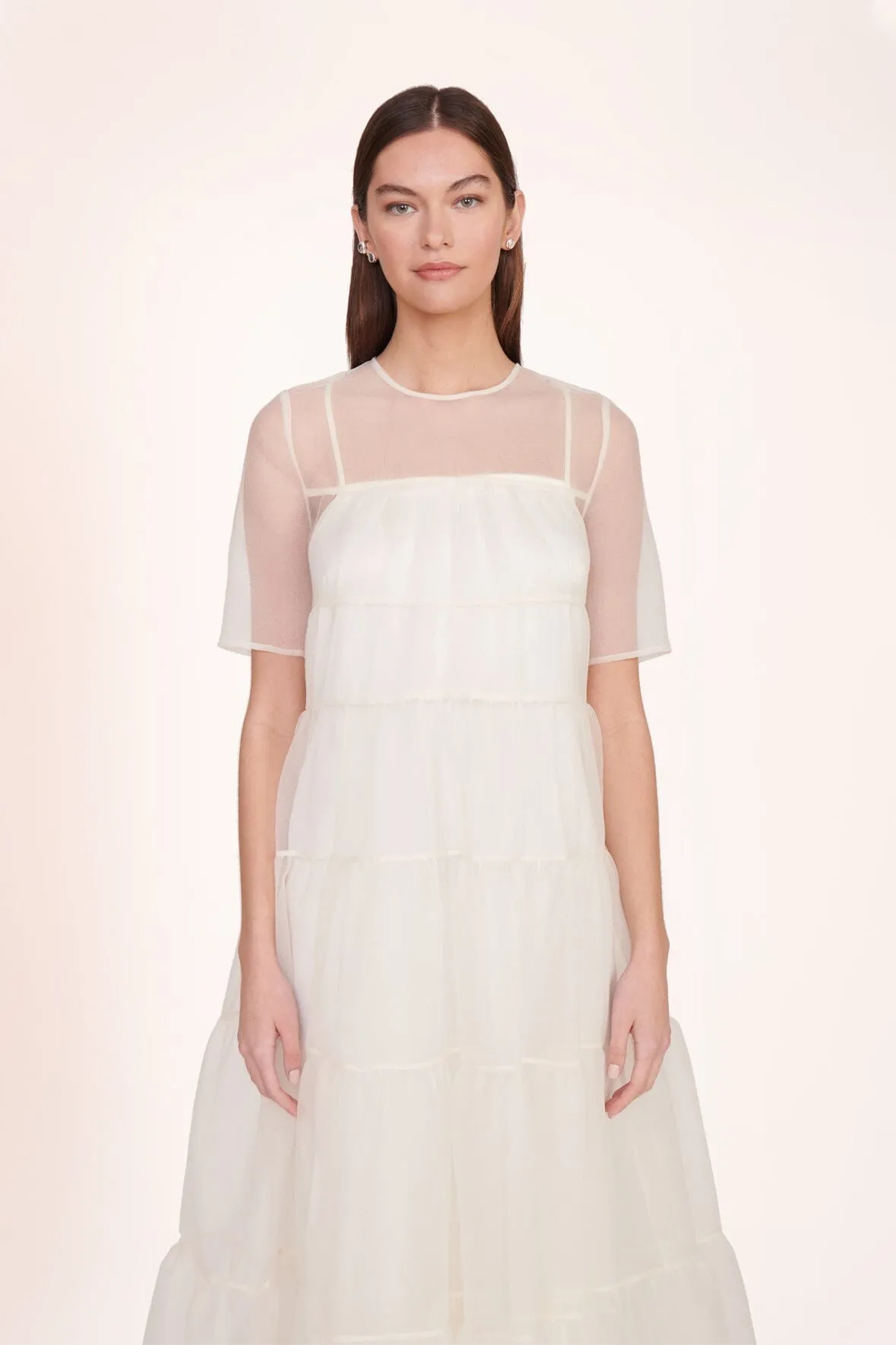 HYACINTH DRESS | WHITE sold by STAUD product image thumbnail 2