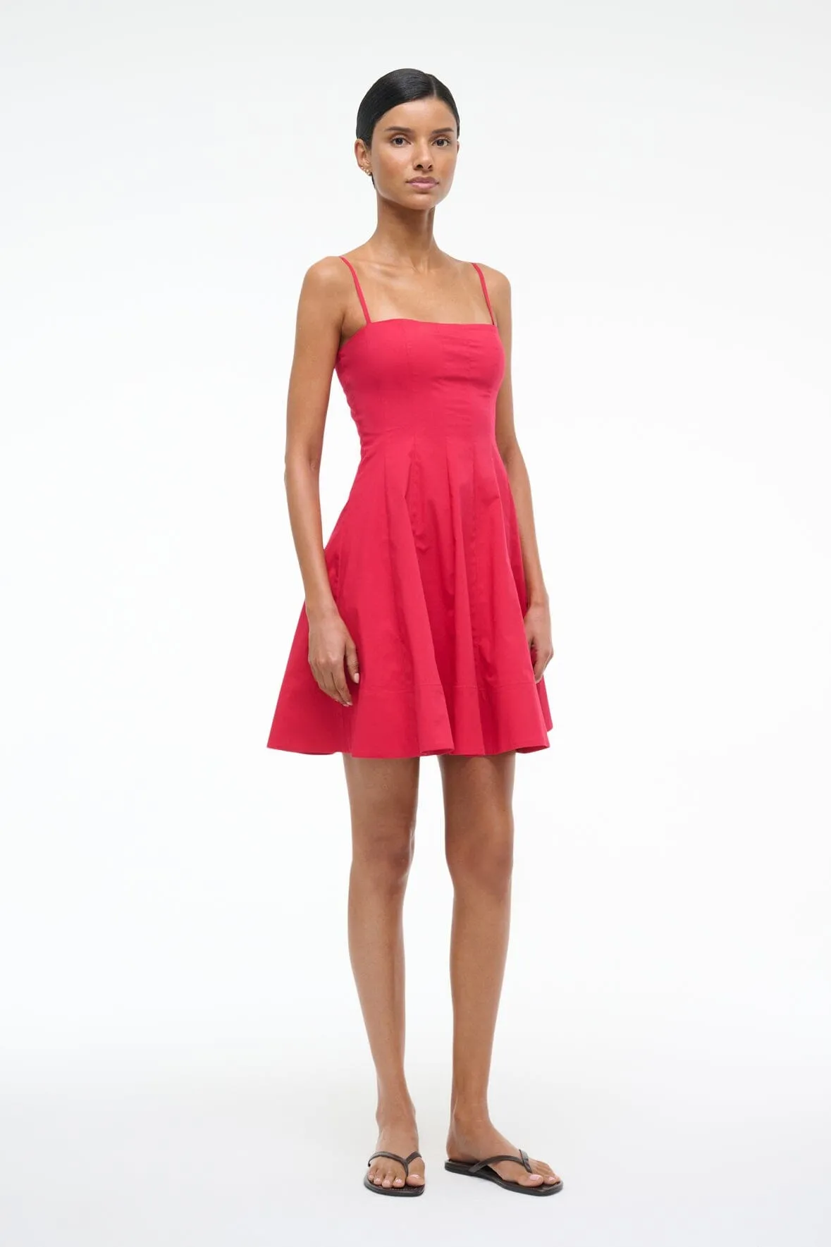 WYLIE MINI DRESS | CHERRY sold by STAUD product image thumbnail 2