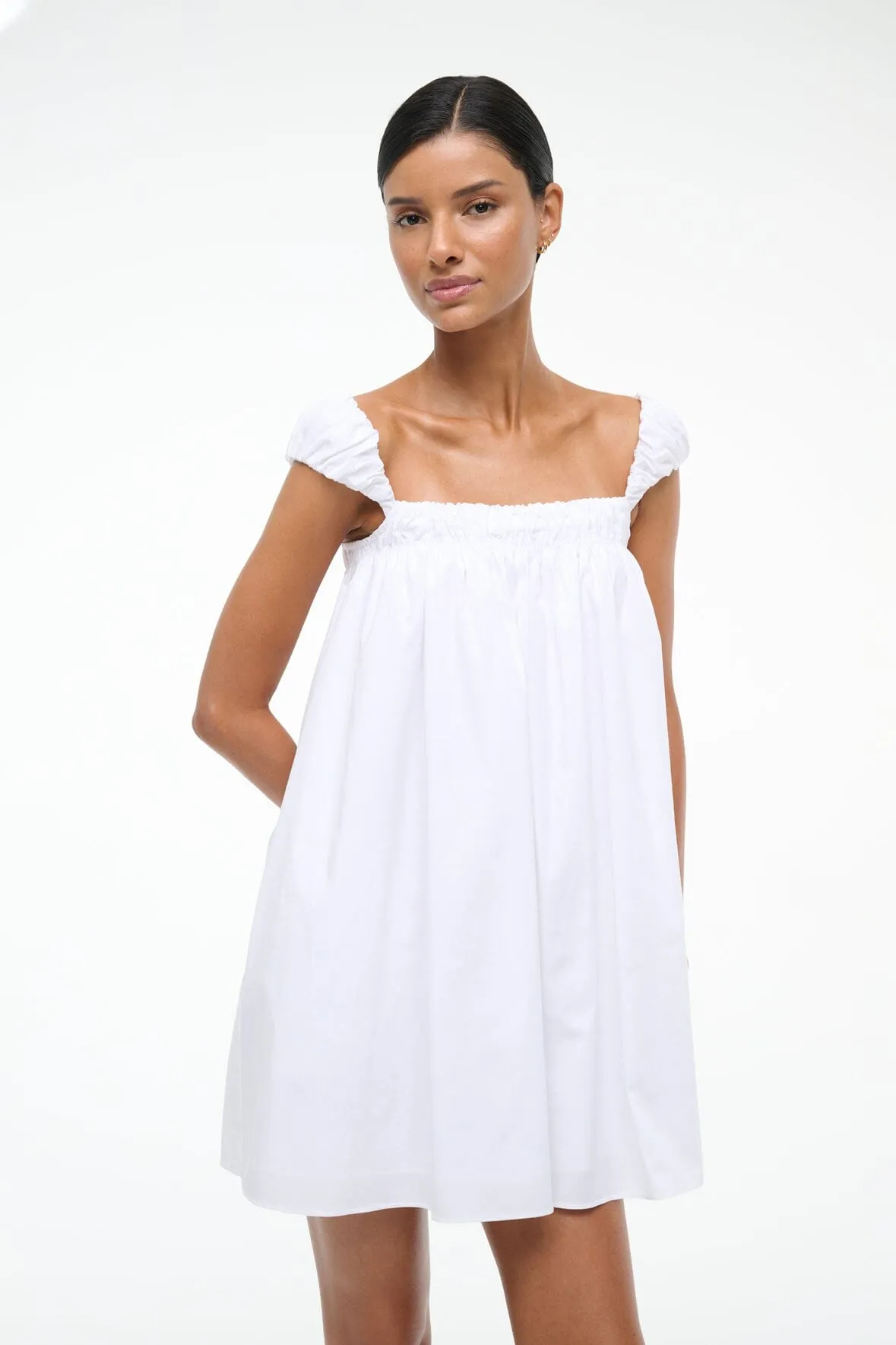 BEAU DRESS | WHITE sold by STAUD product image thumbnail 2